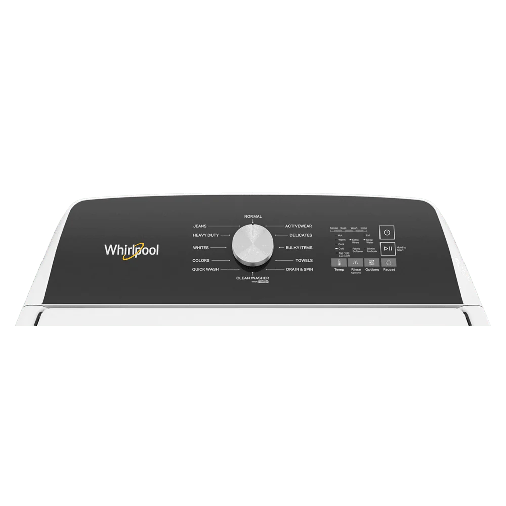 4.6 Cu. Ft. White Top Load Washer with Built-In Faucet J7678