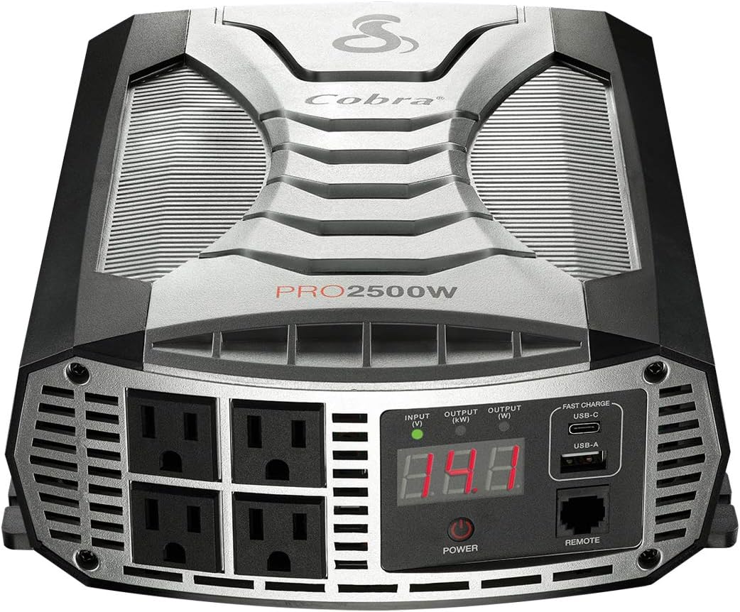 400W Power Inverter with 2 AC Outlets and 2 USB Ports L52065