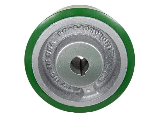 6 X 3 Polyurethane ON Steel KEYED Drive Wheel, 24MM BORE, 1,500 LBS Capacity P46079