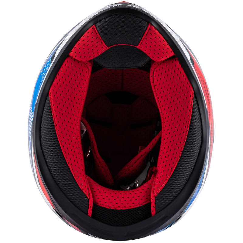 Black White Blue Red Helmet Size S H204732
