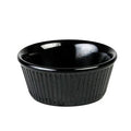 Black Fluted Ramekin 3-3/4 oz L320924