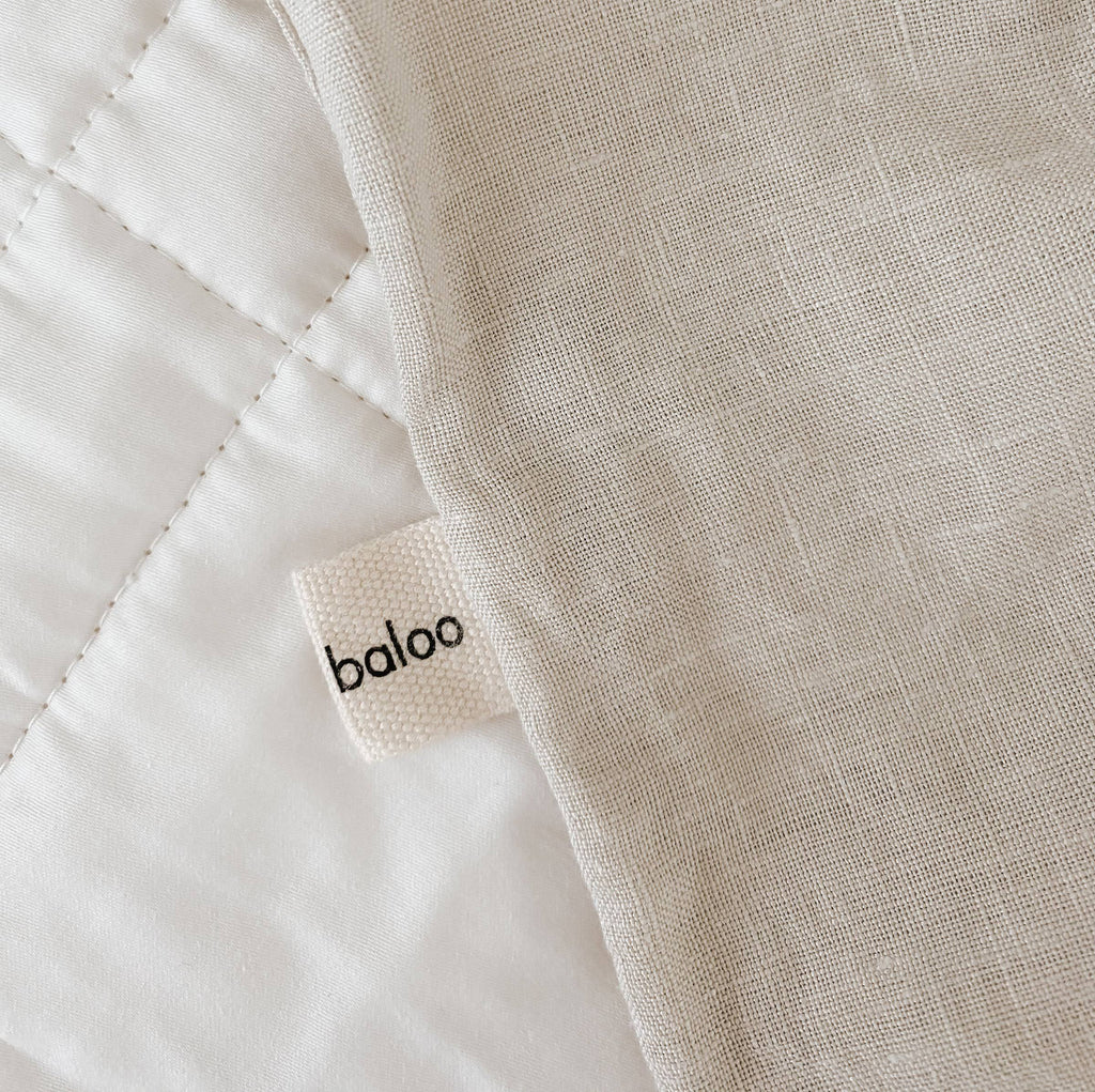 Grey Linen Duvet Cover H1602