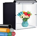 Portable Foldable 24 x 24 Inch Photo Studio Light Box Kit with LED Lights and 6 Color Backdrops P687818