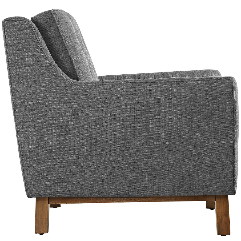 Grey Fabric Sofa Set of Two A183