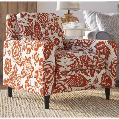 Canary Tangerine Cotton Armchair E312