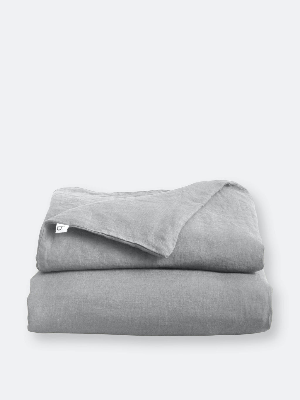 Grey Linen Duvet Cover H1602