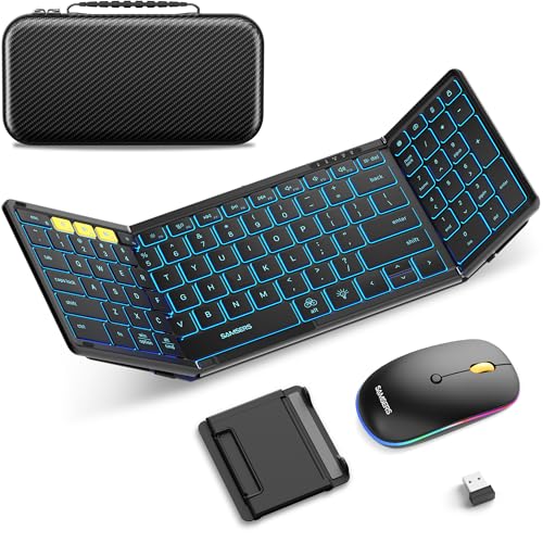 Foldable Bluetooth Keyboard and Mouse Combo L2035