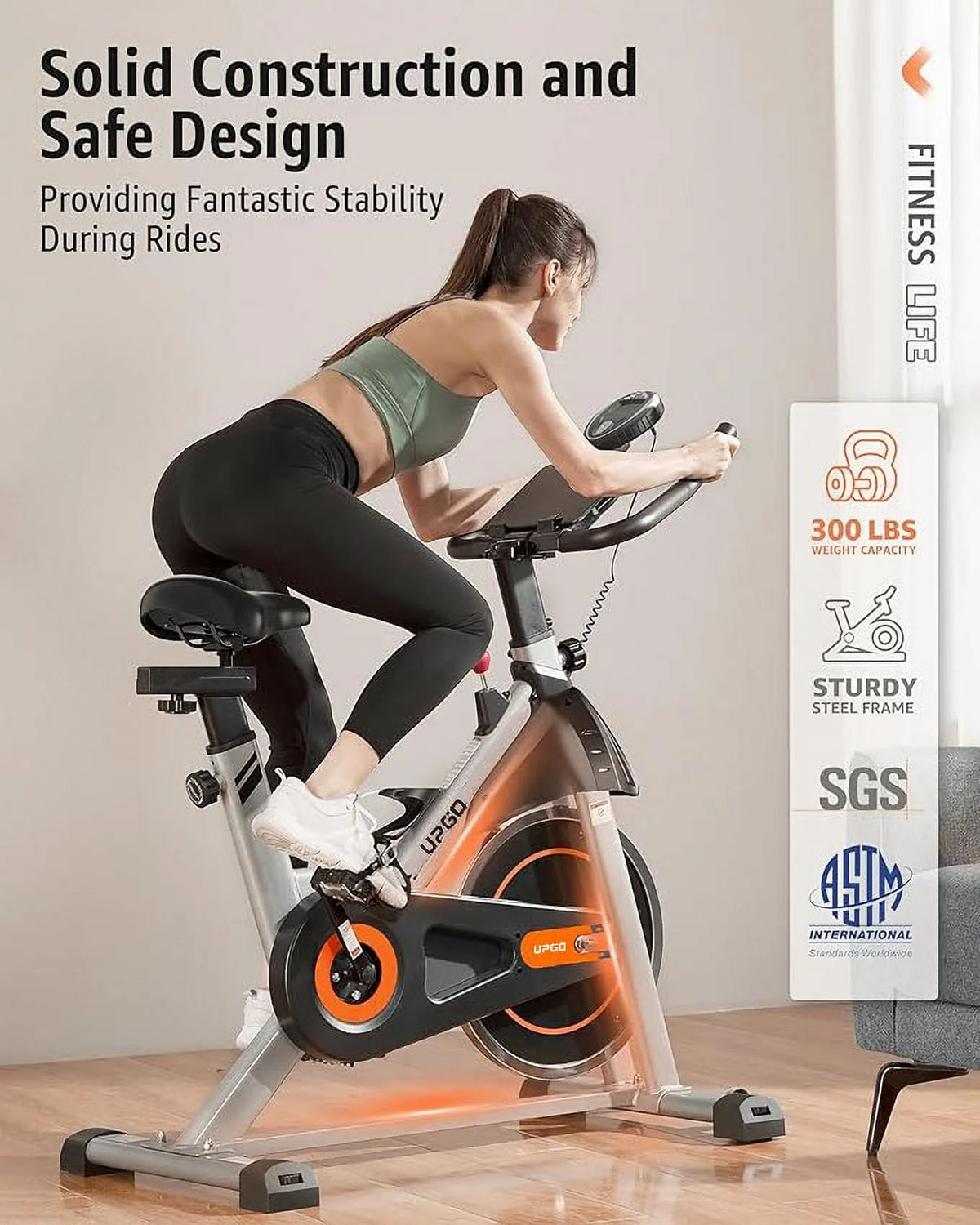 Indoor Cycling Bike with Ipad Mount S5294