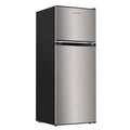 Black 4.0 Cu.Ft. Double Door Mini Refrigerator with Freezer O97972