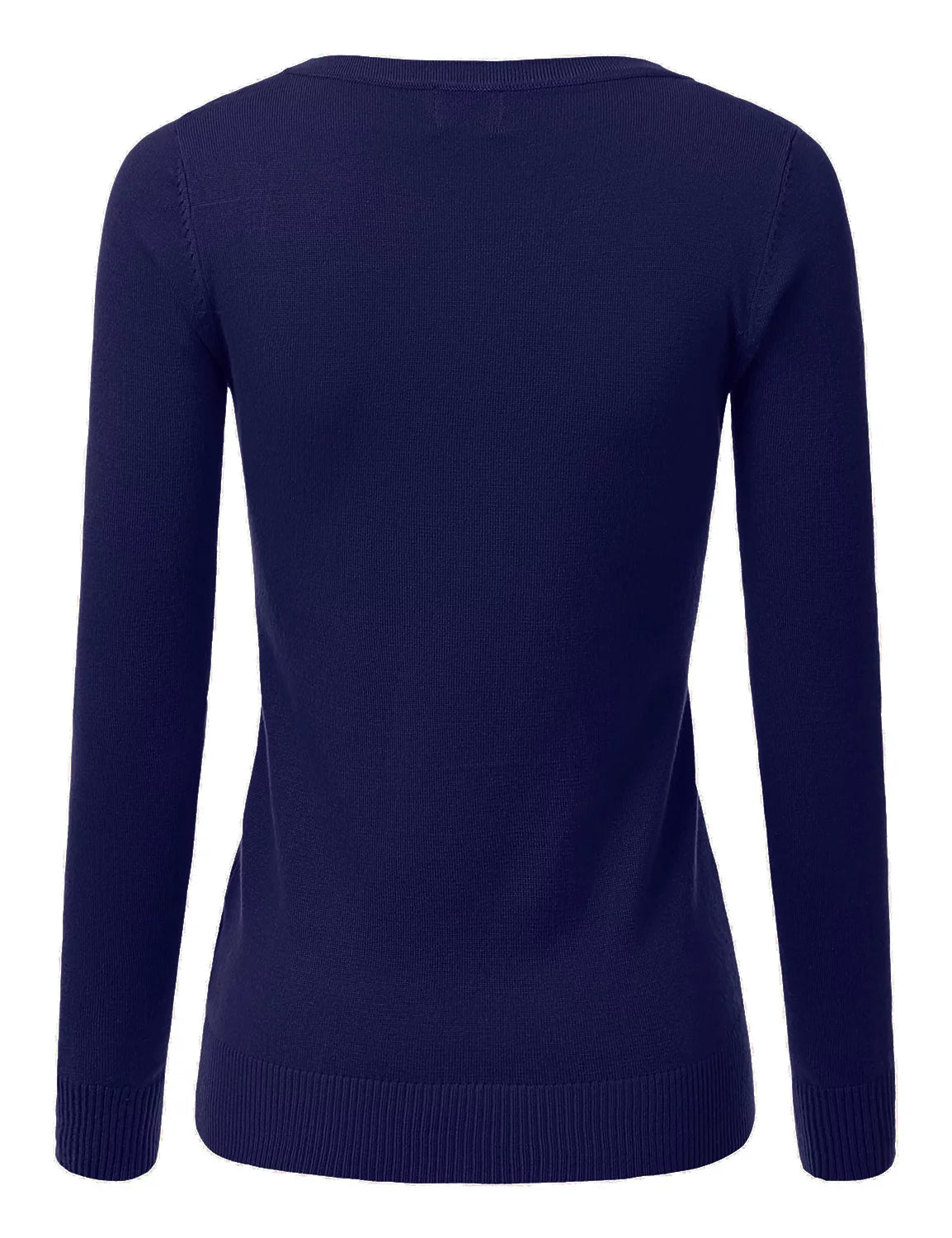 Long Sleeve Crew Neck Pullover Sweater J874