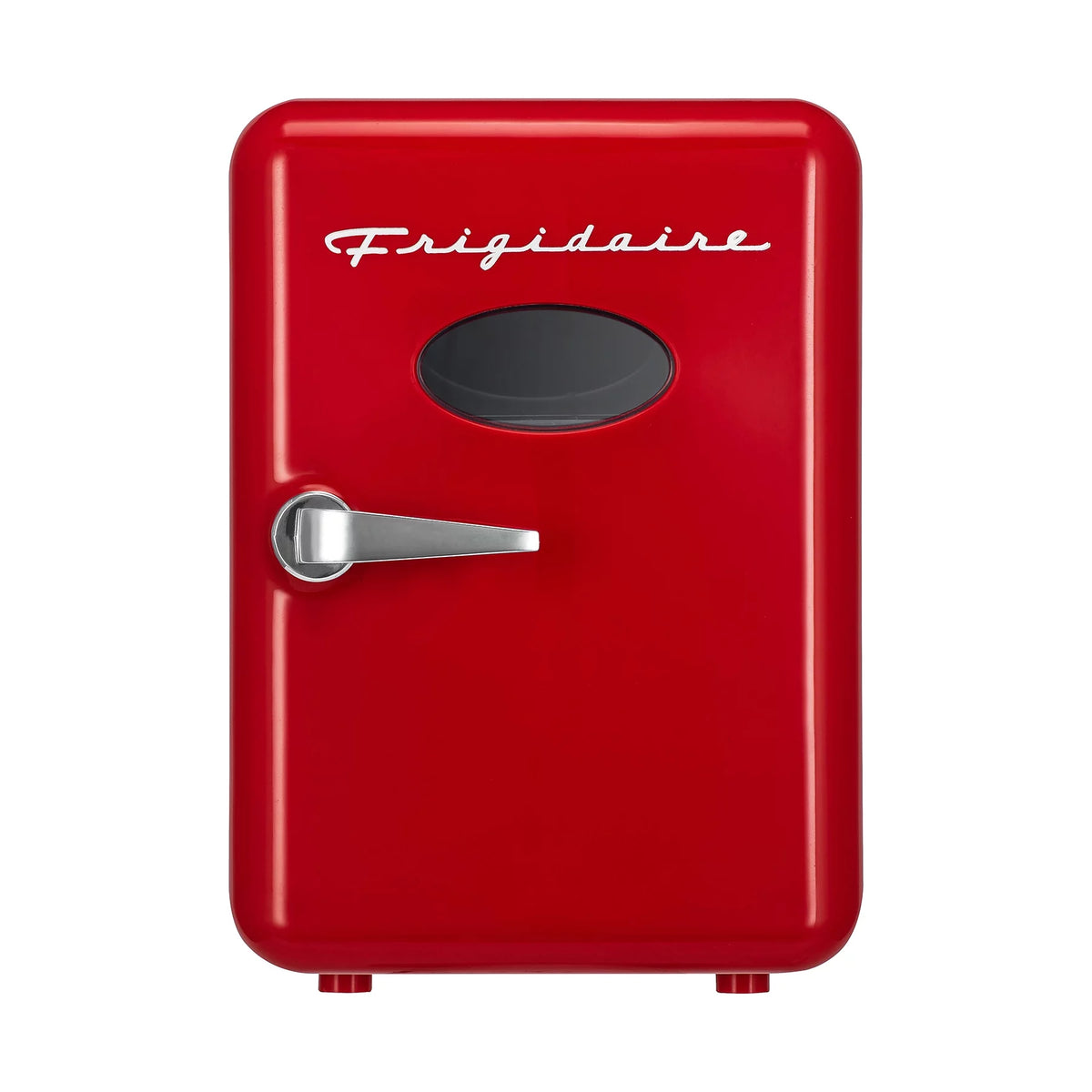 Portable Retro 6-Can Mini Cooler Red Q376
