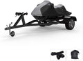 Gray/Black Jet Ski Covers with Trailer Straps and Storage Bag H2560