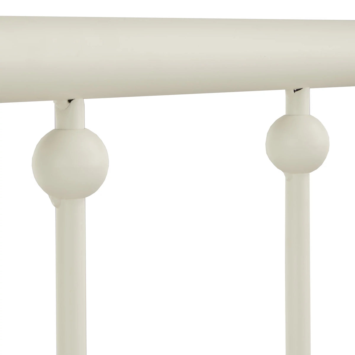 White Metal Platform Full Bed N3190
