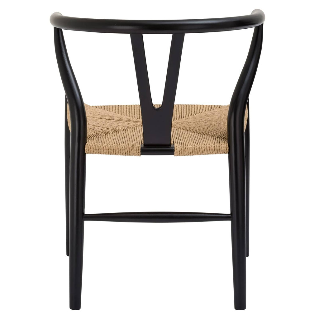 Black Weave Chairs (Set of 2) U79608