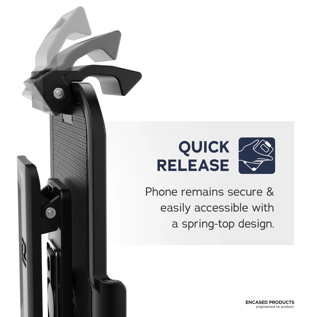 Rugged Case with Built in Screen Protector and Holster Clip A288