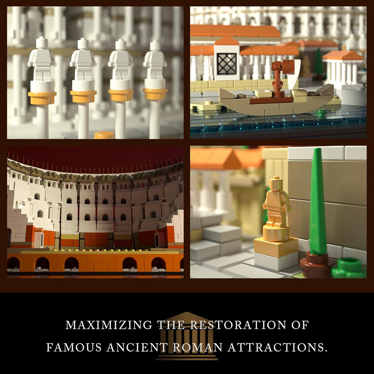 Roman Colosseum Building Set, 3989 Pieces B443506
