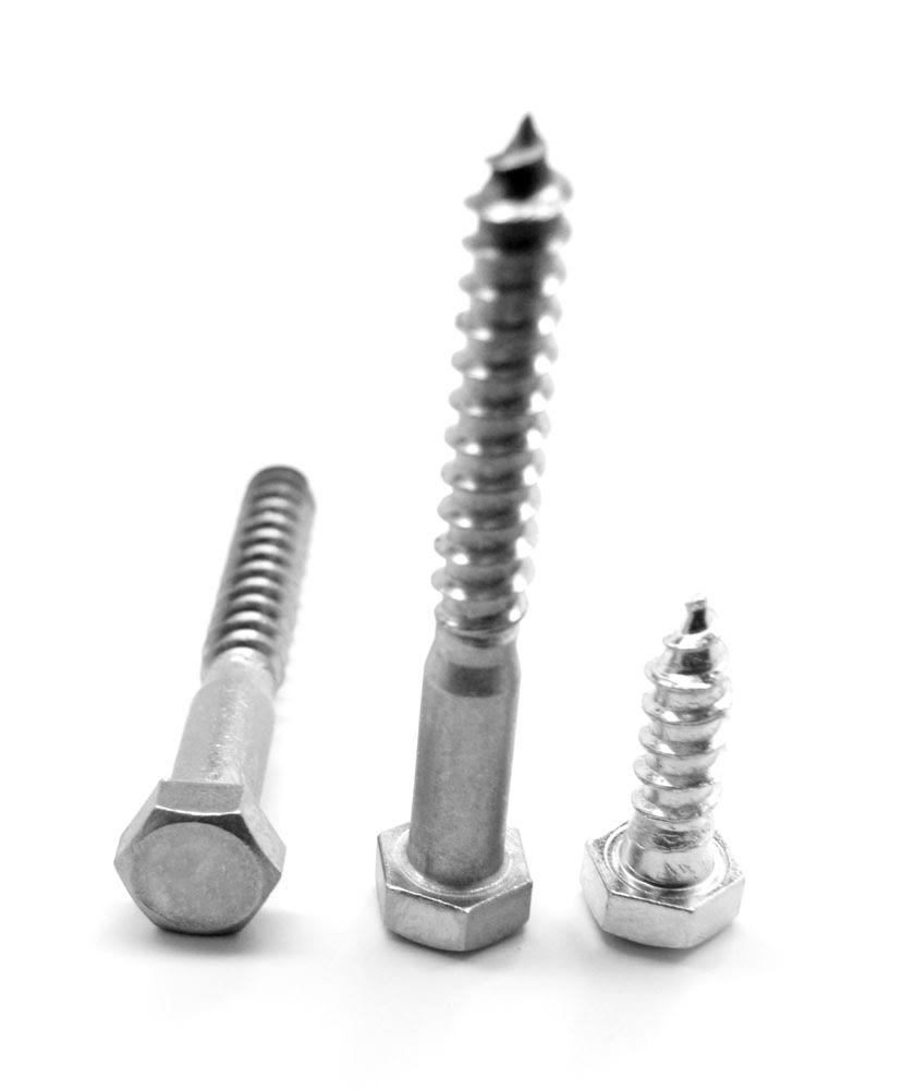 1/4x22-10 x 1x22 Hex Lag Screw Low Carbon Steel Zinc Plated Z62171
