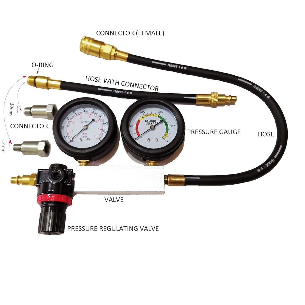Engine Cylinder Leak Tester Gauges Set Q488