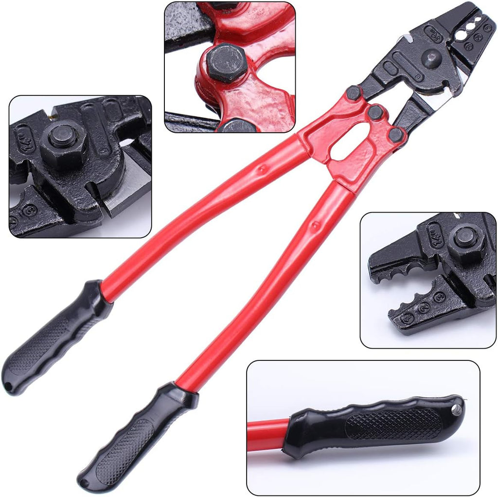 14 inch Wire Rope Crimping Tool Hand Swager N21056