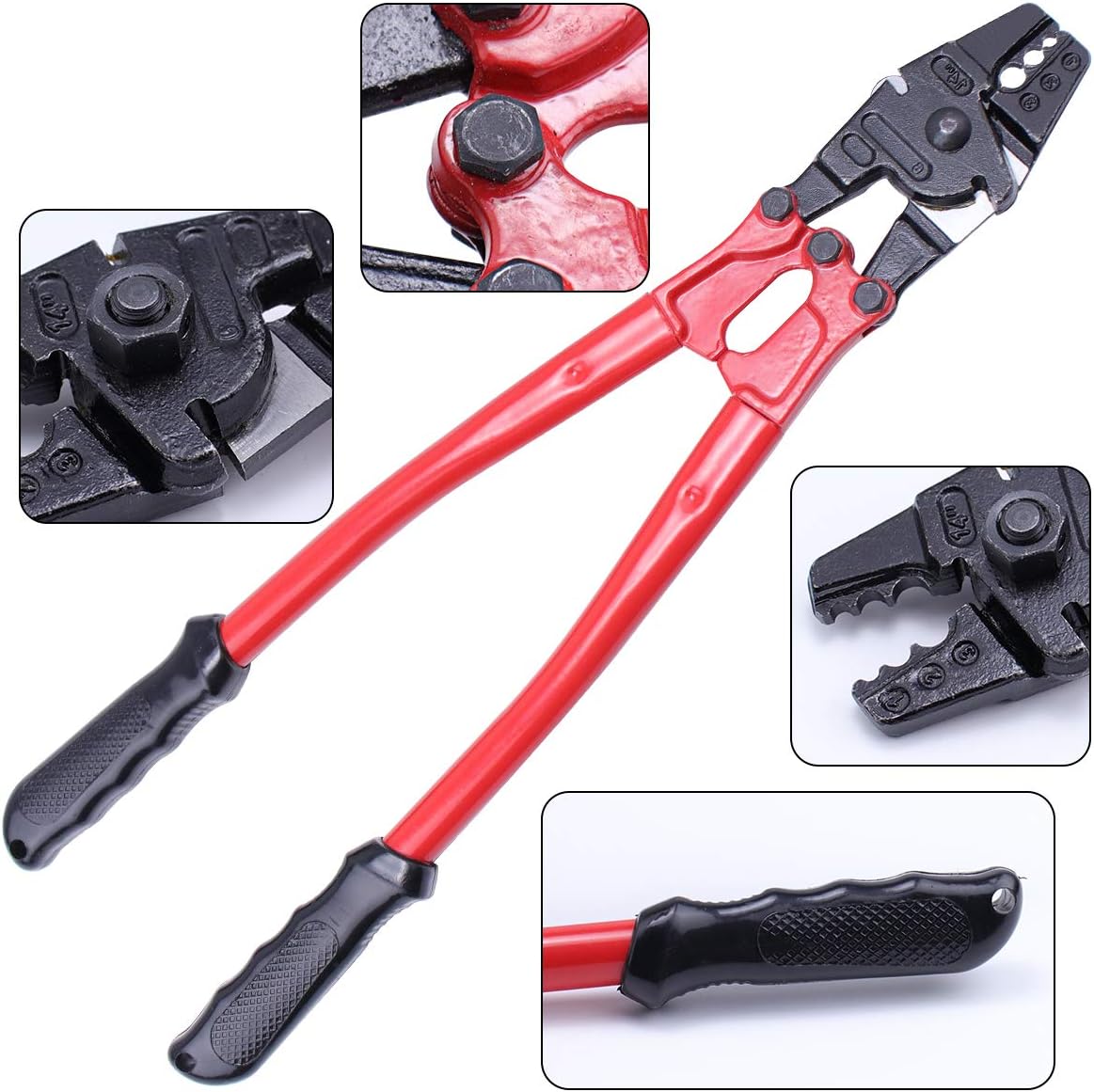 14 inch Wire Rope Crimping Tool Hand Swager N21056