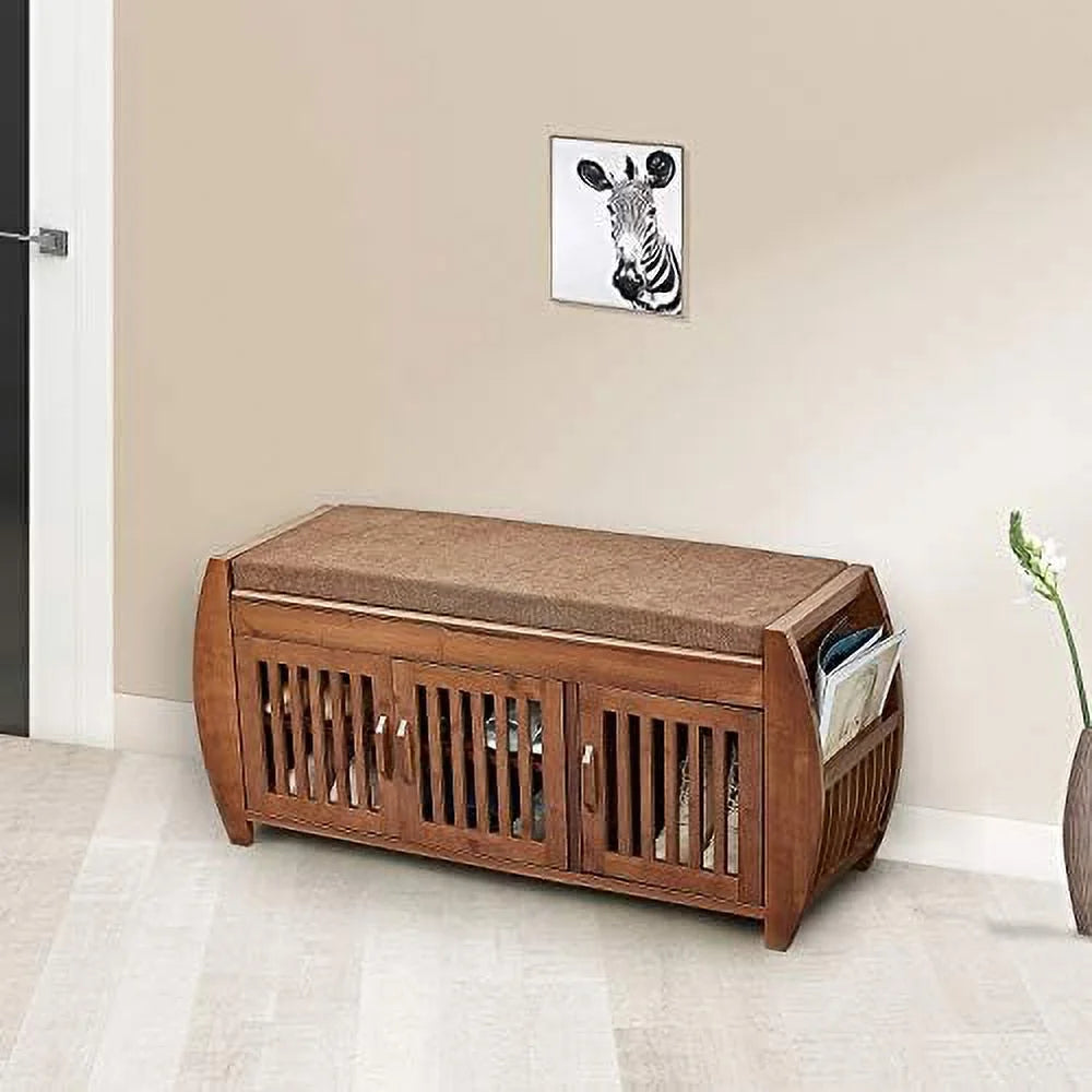Shoe Bench with Detachable Cushion P3843