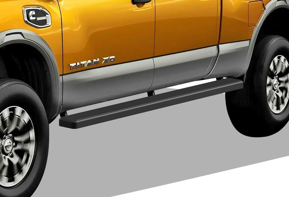 Black 4 inches Running Boards G136