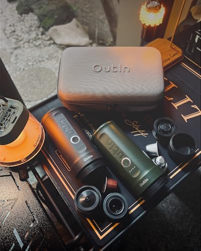 Portable Electric Espresso Machine, Travel Coffee Maker, Self-Heating with USB-C, 12V, with Ground Coffee & NS Capsule F433892