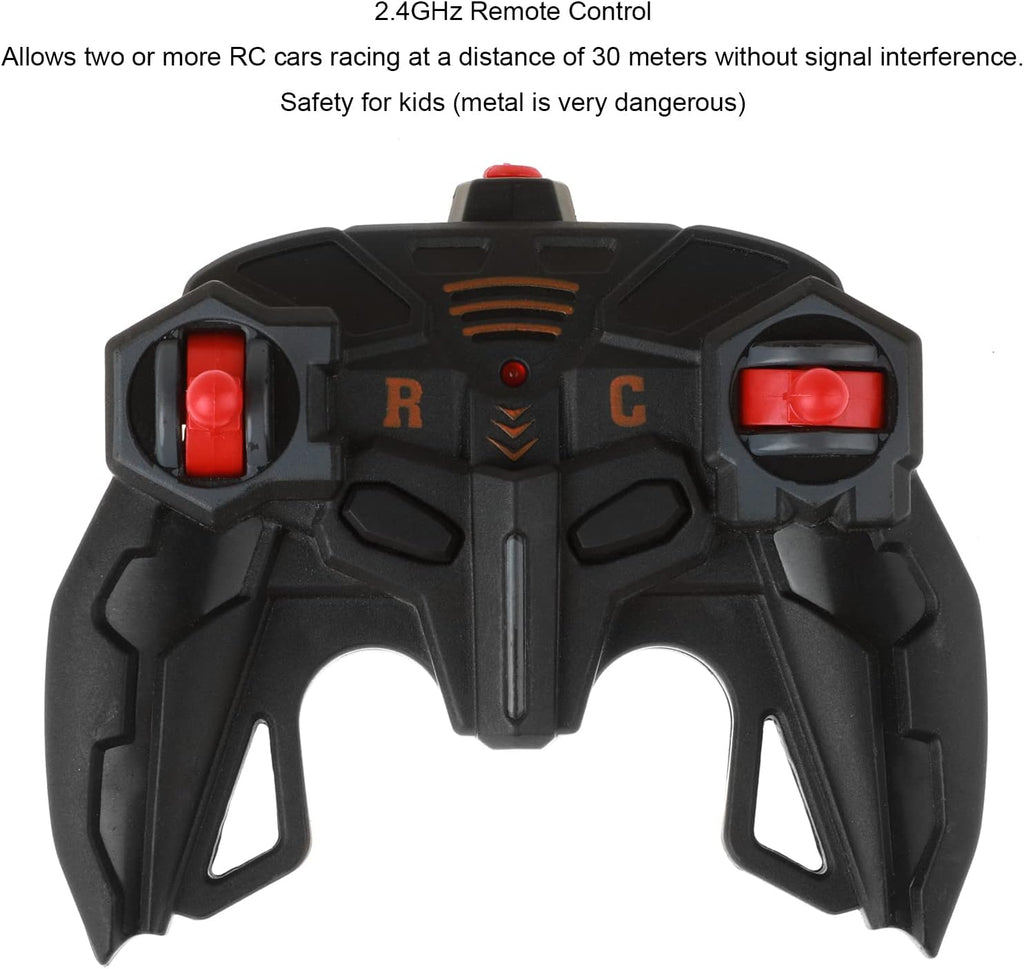 Remote Control Stunt Car with Colorful Lights & Music Switch, Rechargeable (Bule) H3008