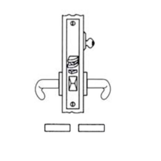Oil Rubbed Bronze Left Hand Mortise Lock E803
