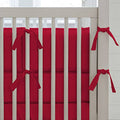 Solid Red Crib Bumper A10427