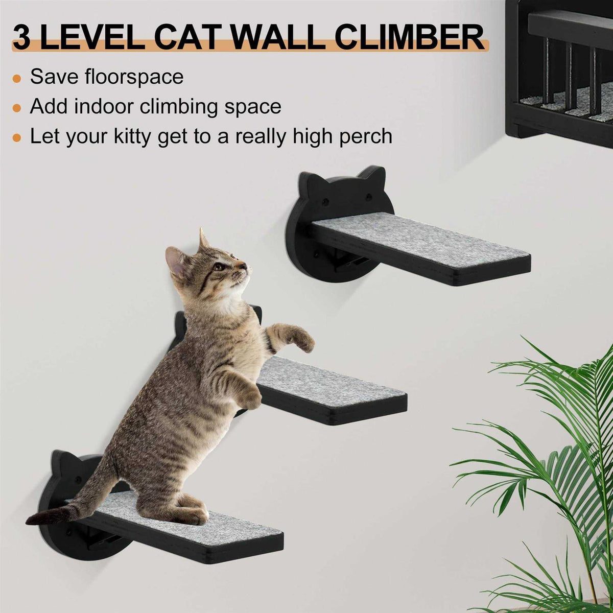Cat Wall Shelves with 3 Steps Z869