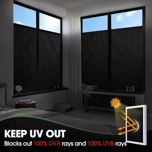 Blackout Window Privacy Film 45.2 x 314.9 Inches U92085