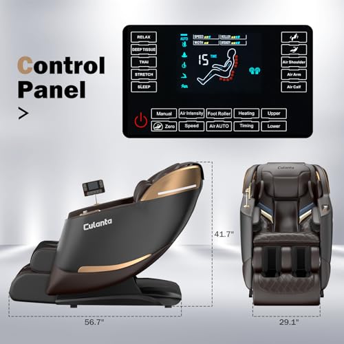 Massage Chair with Zero Gravity SL-Track Shiatsu C194556
