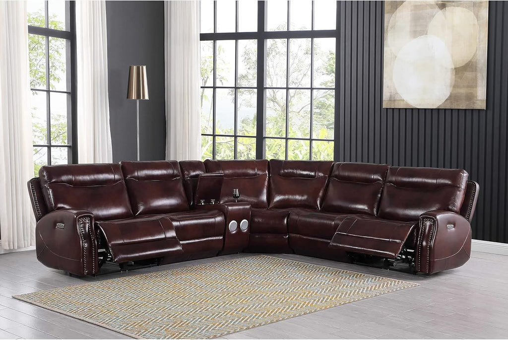 Brown Recliner Sofa Set D31027