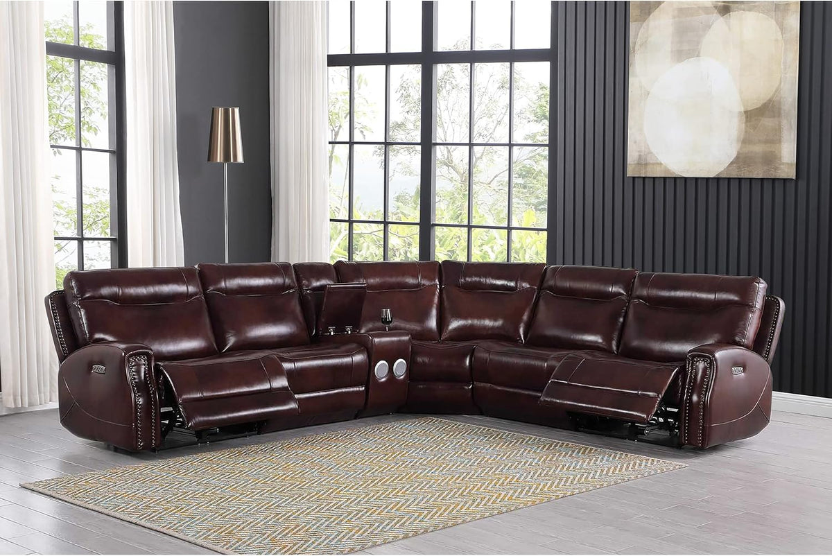 Brown Recliner Sofa Set D31027