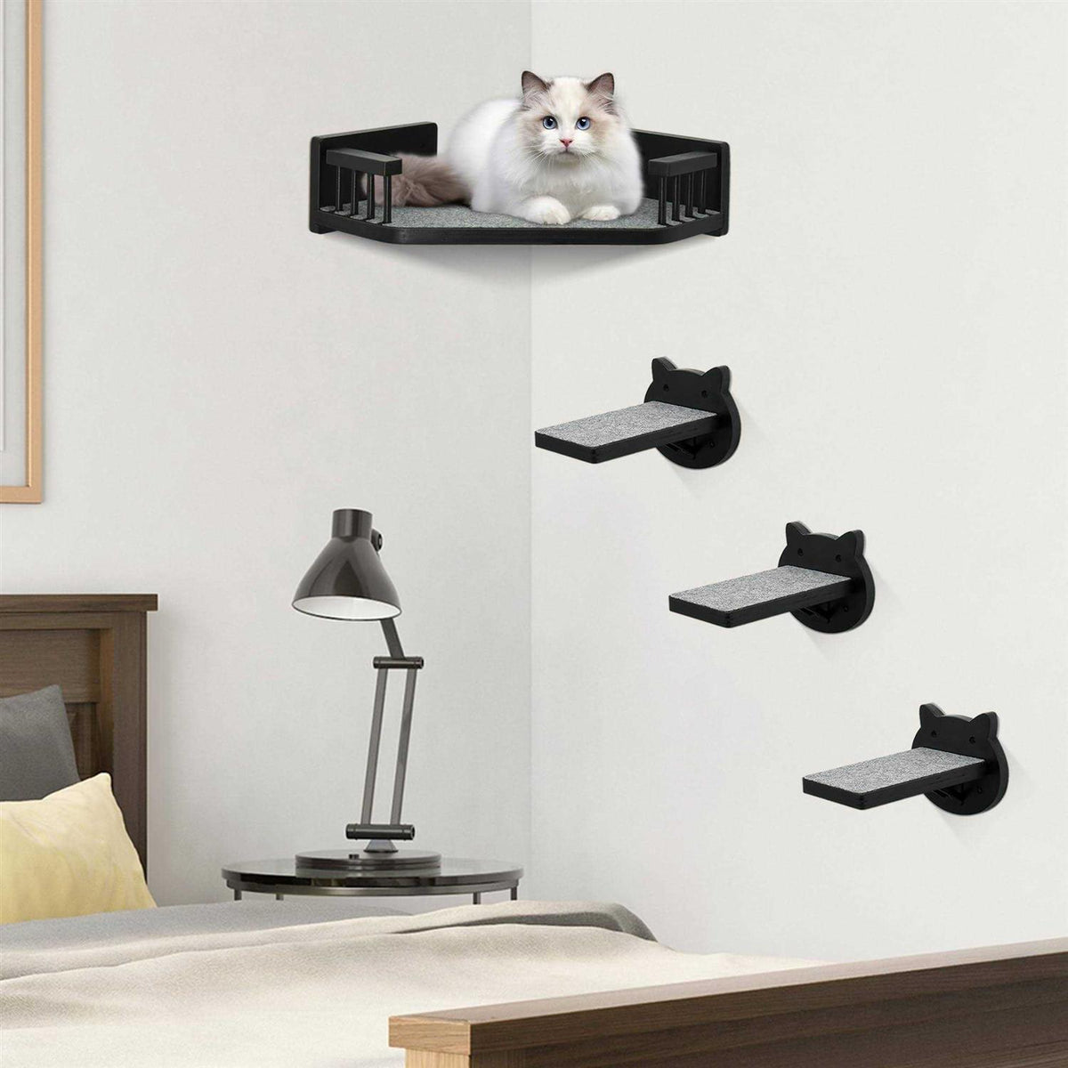 Cat Wall Shelves with 3 Steps Z869