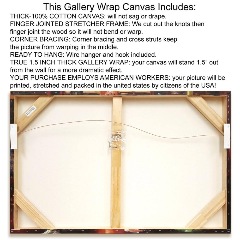 Giclee Print on Gallery Wrap Canvas E142