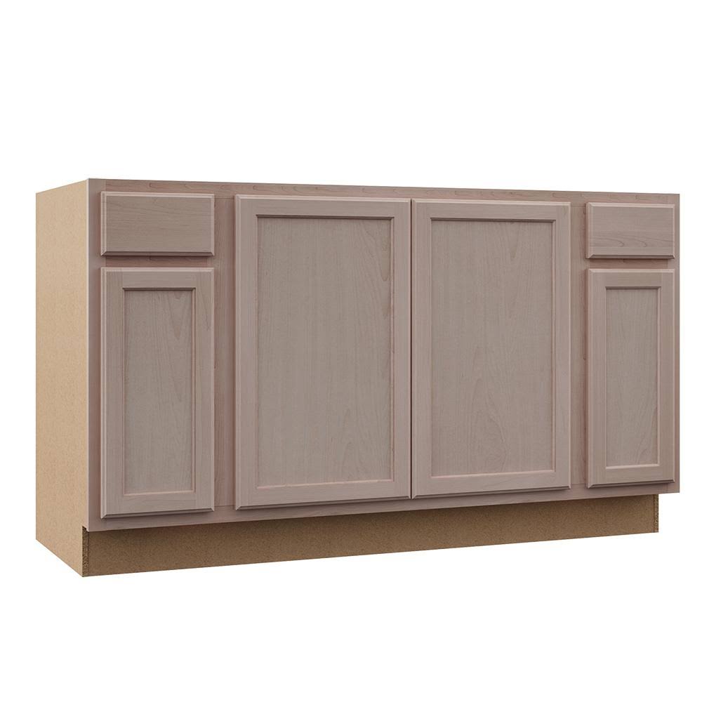 Unfinished Beech Sink Base Kitchen Cabinet M532