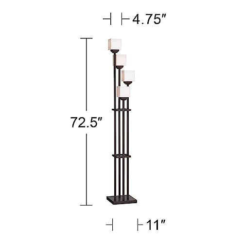Bronze Iron 4-Light Torchiere Floor Lamp W1520