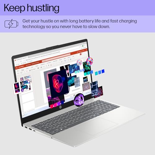 15.6 inch Laptop with HD Touchscreen Display, AMD Ryzen 5 7520U, 8 GB RAM, 512 GB SSD, AMD Radeon Graphics, Windows 11 Home, Natural Silver Y321511
