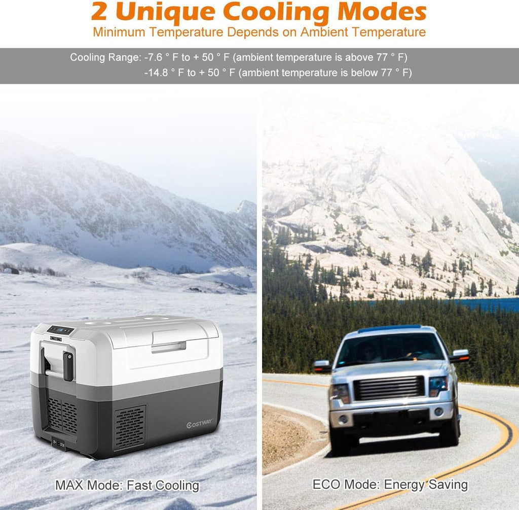 Portable Car Refrigerator 48-Quart Compressor Travel Fridge V15877