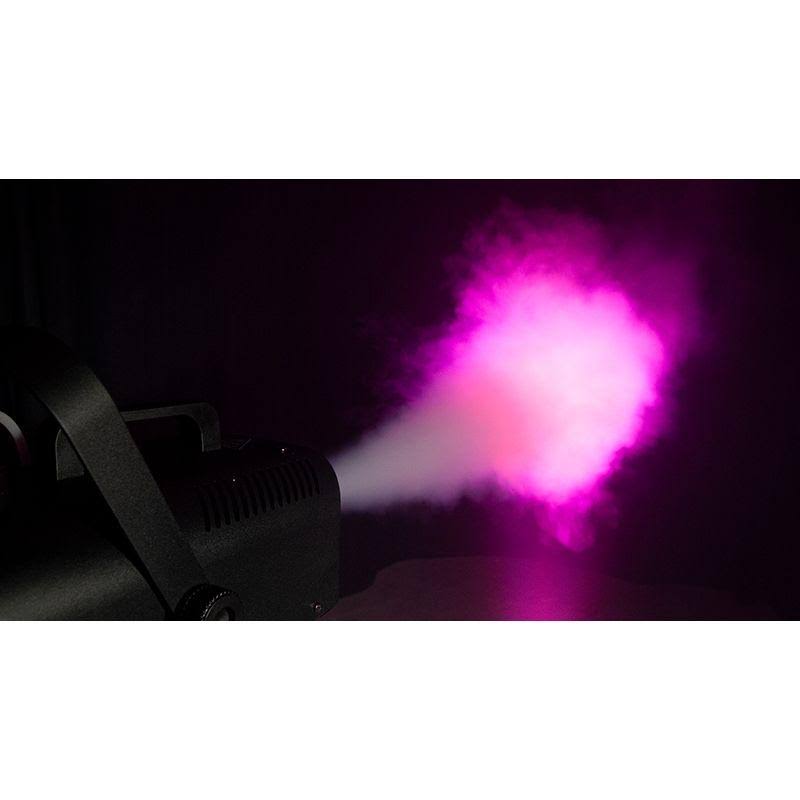 Black 1000 W Mobile Fog Machine with Wireless Remote Control S316