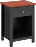Grey 1-Drawer Wood Nightstand C766690