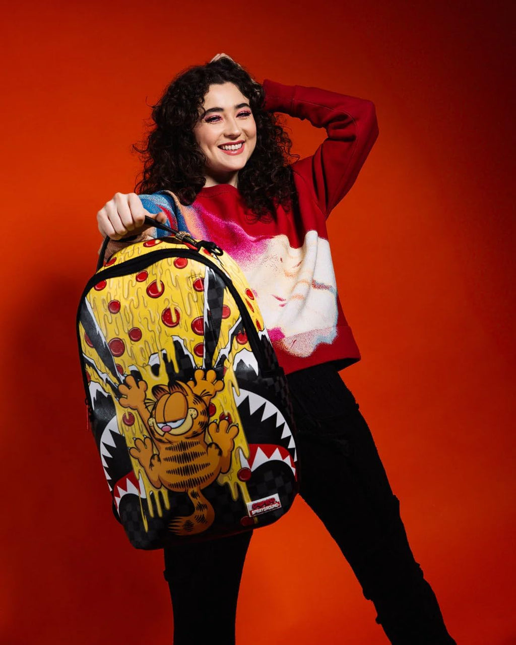 SPRAYGROUND GARFIELD HANGRY DLXSV BACKPACK O4372