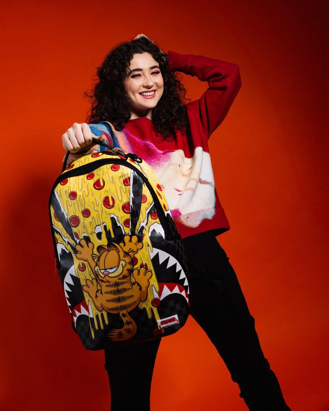 SPRAYGROUND GARFIELD HANGRY DLXSV BACKPACK O4372