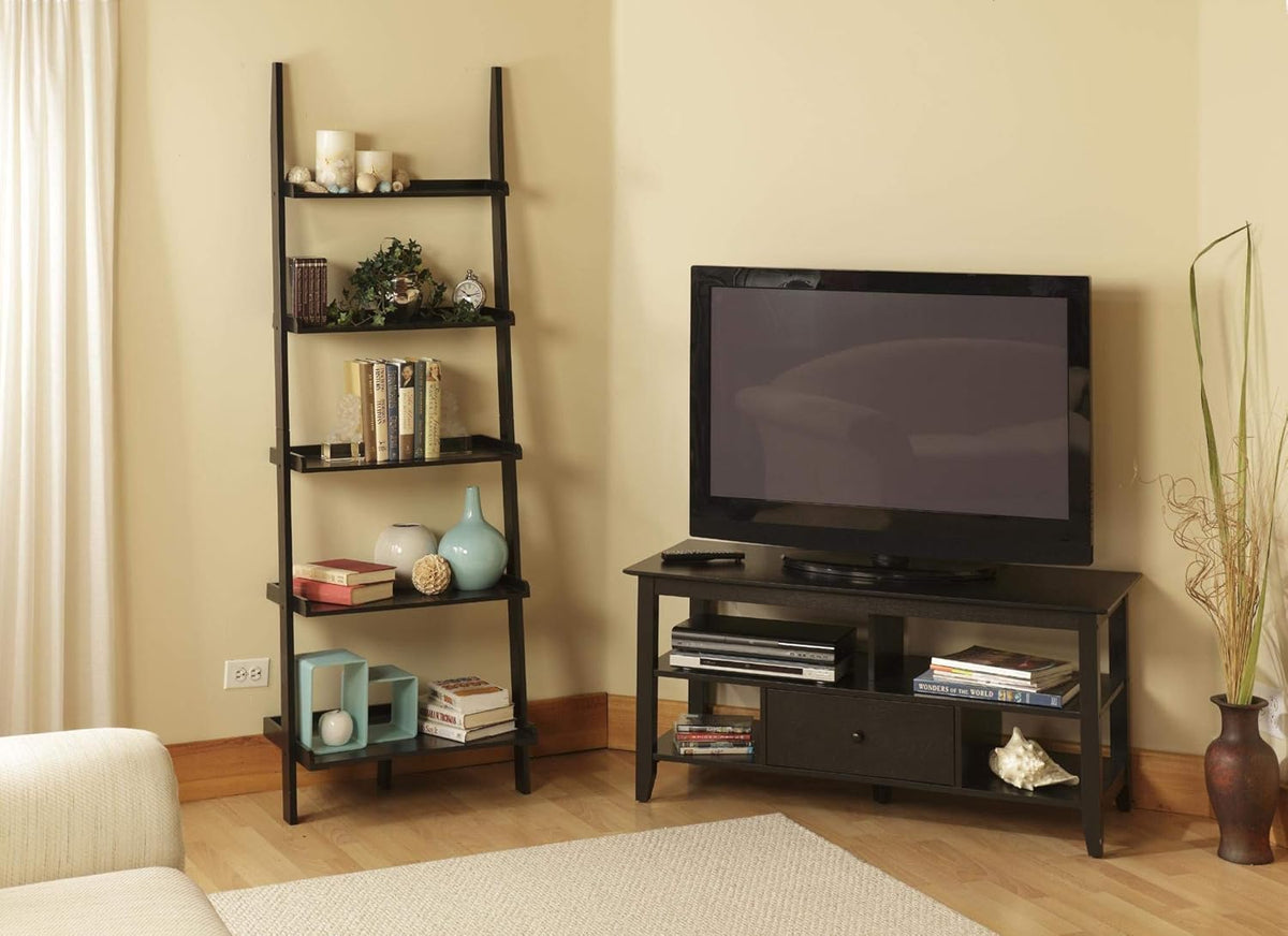 Espresso Bookshelf Ladder Z774