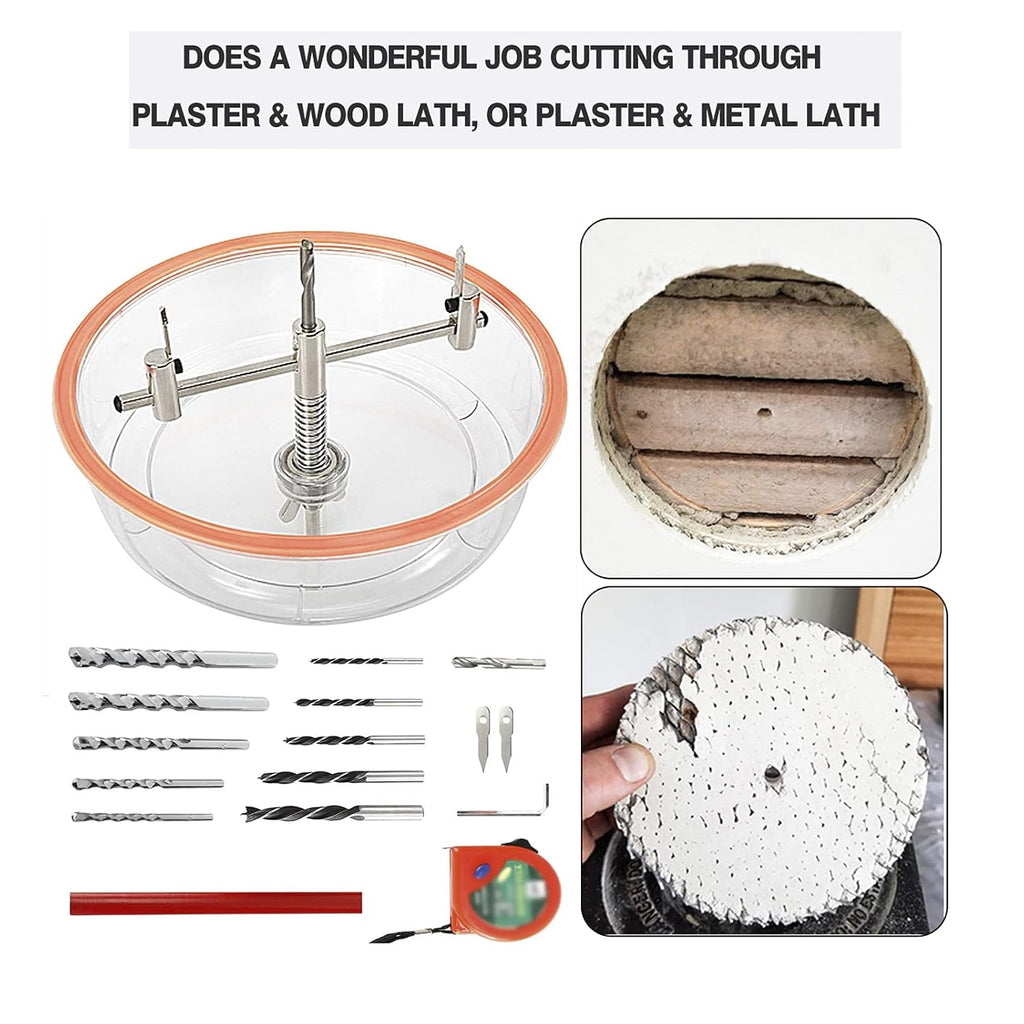 Adjustable Circle Hole Saw Cutter 1-5/8 to 8 (40-200mm) Twin Blade L950