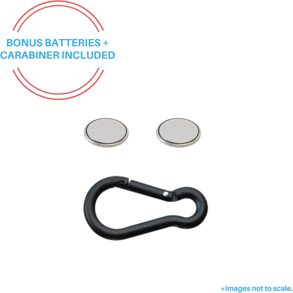 Emergency Alarm with Tripwire Hook, Battery Included, Carabiner Included, Family Pack (5), Pink S261614