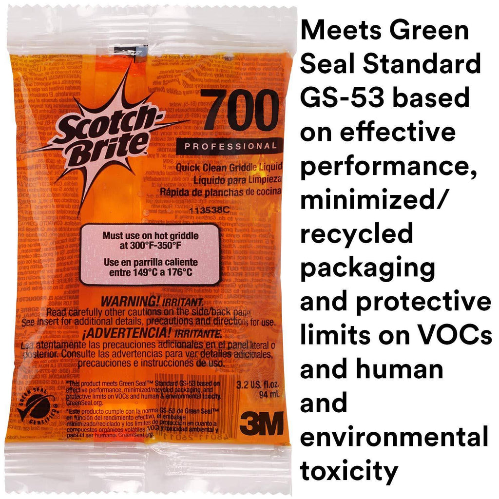 Liquid Griddle Cleaner 3.2-Ounce Packets Case of 40 O8101