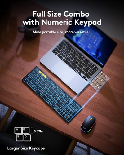 Foldable Bluetooth Keyboard and Mouse Combo L2035